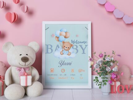 Baby Welcome To The World Frame (9"x13")
